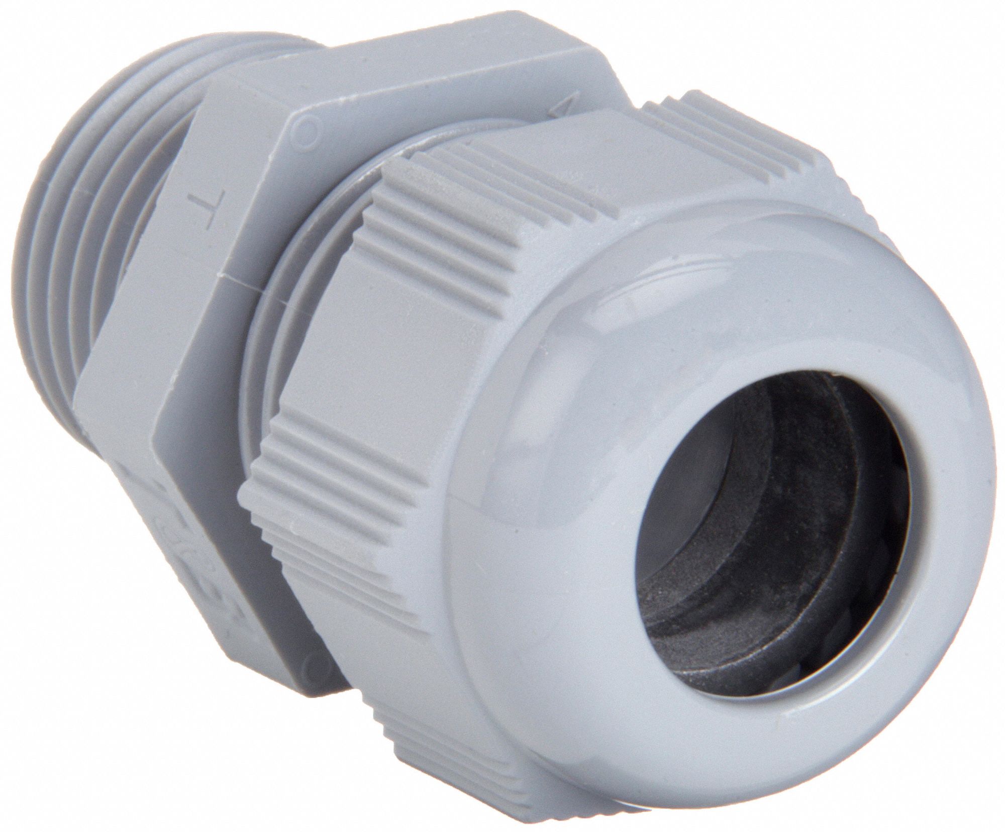 PG13.5 STRAIN RELIEF CORD CONNECTOR, LIQUID TIGHT (IP68), BLACK. FLEX TYPE.  DIAMETER RANGE = 8.7-9.0 mm (0.341-0.354).