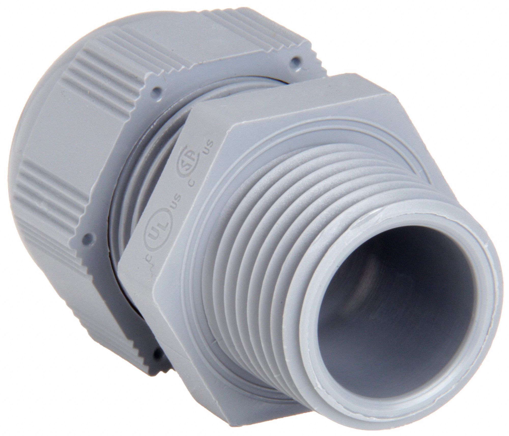 THOMAS & BETTS Liquid Tight Cord Connector Nylon, 1/2 in MNPT, 0.39 in