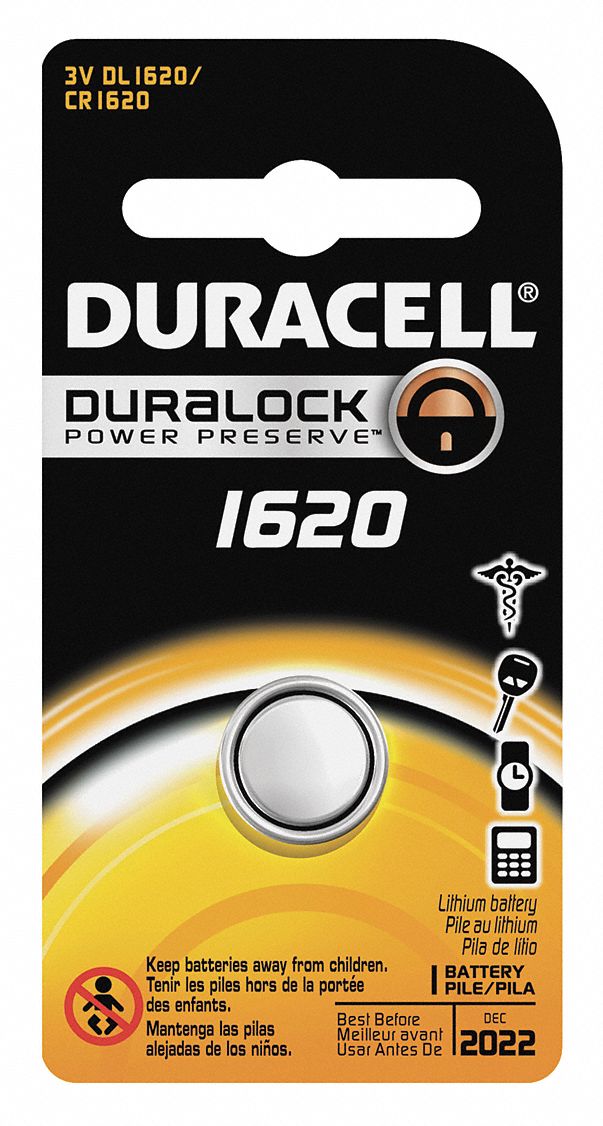 Duracell CR1620 - 3V - Button cell & other sizes - Lithium - Disposable  batteries