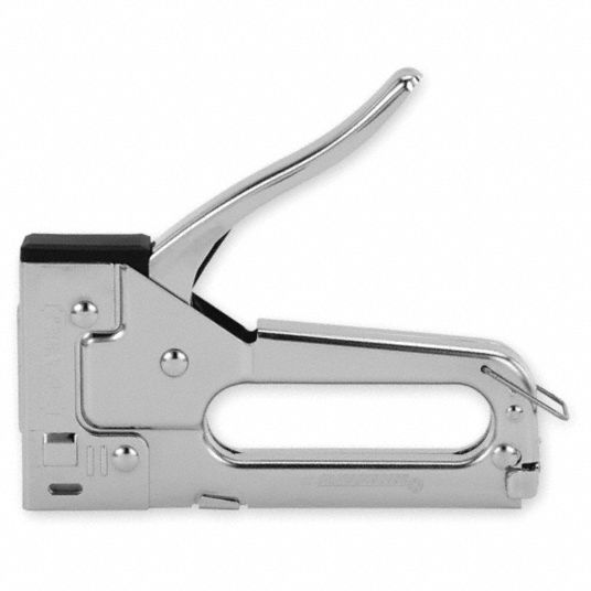 STANLEY 6 in Light Duty Staple Gun, Chrome 2HYR6TR45 Grainger