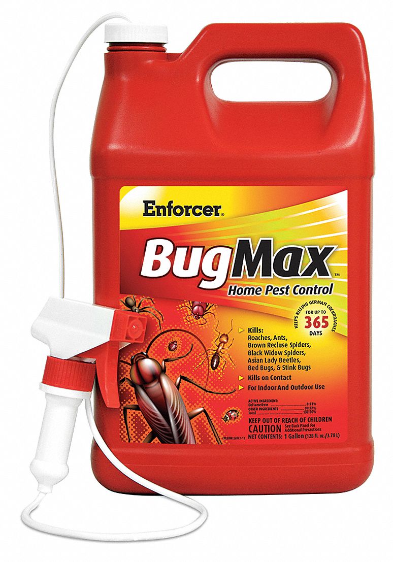 Crawling Insect Killer: Liquid Spray, Deltamethrin, DEET-Free, Indoor/Outdoor