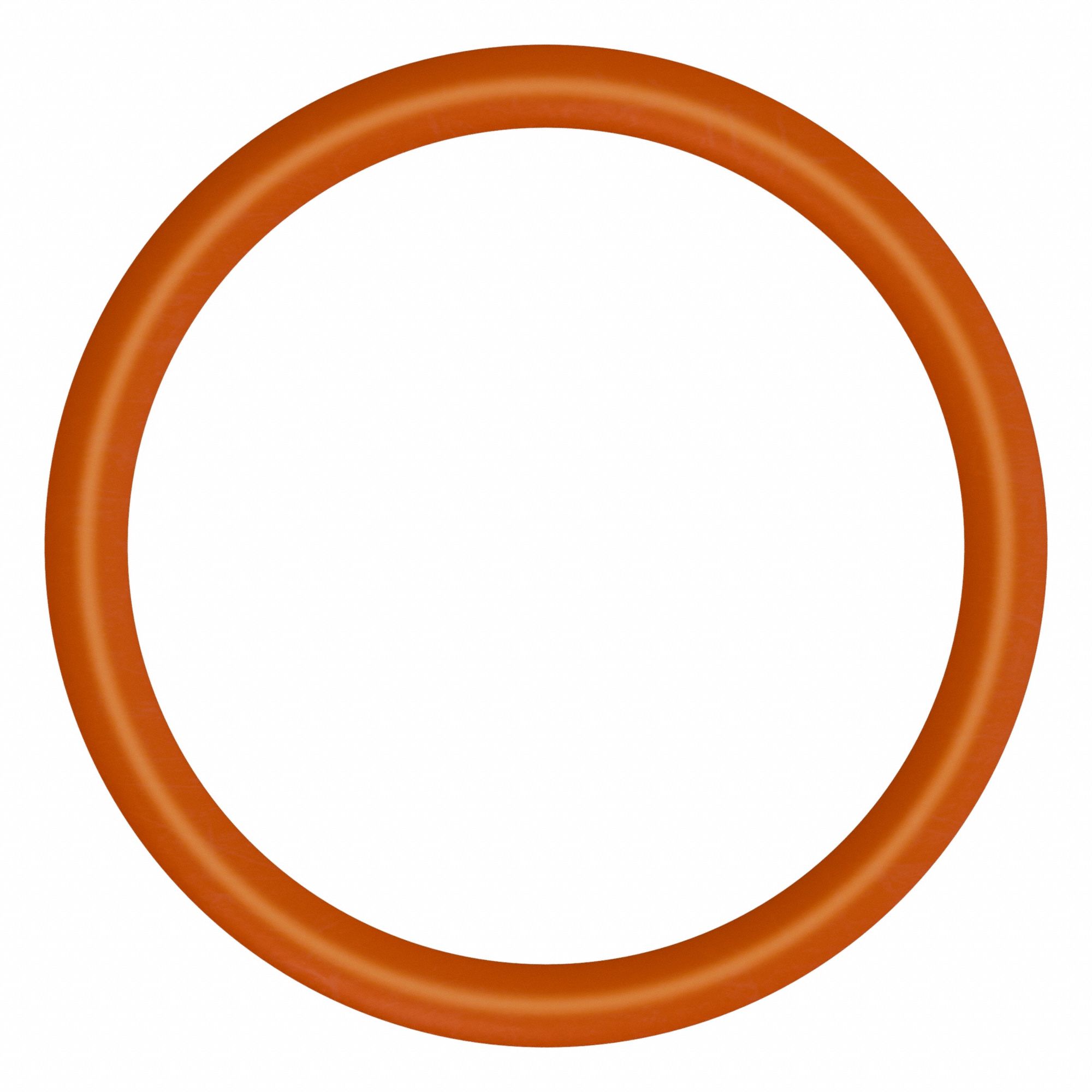 Backup O-Ring: Hytrel®, Rectangular C.S. Shape, 1/8 in C.S., 1 1/2 in Inner Diam., 50 PK