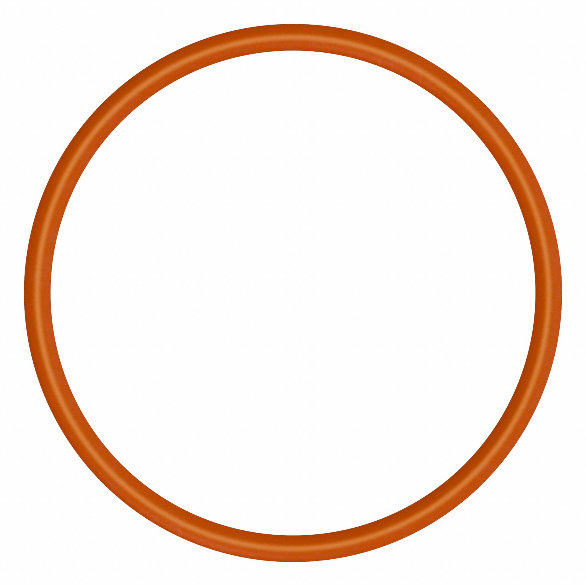 Backup O-Ring: Hytrel®, Rectangular C.S. Shape, 1/8 in C.S., 1 3/4 in Inner Diam., 50 PK