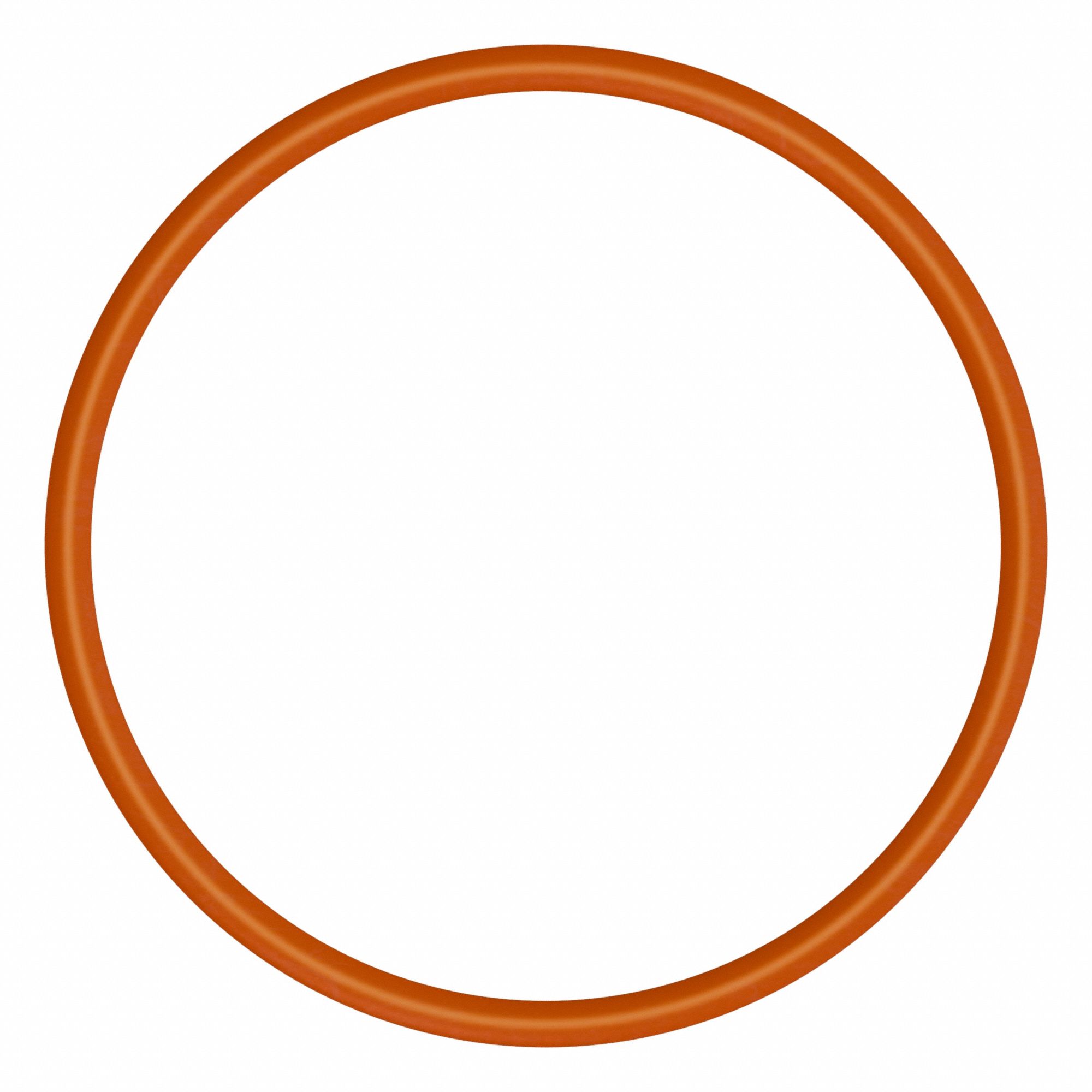 Backup O-Ring: Hytrel®, Rectangular C.S. Shape, 1/4 in C.S., 4 1/2 in Inner Diam., 5 PK