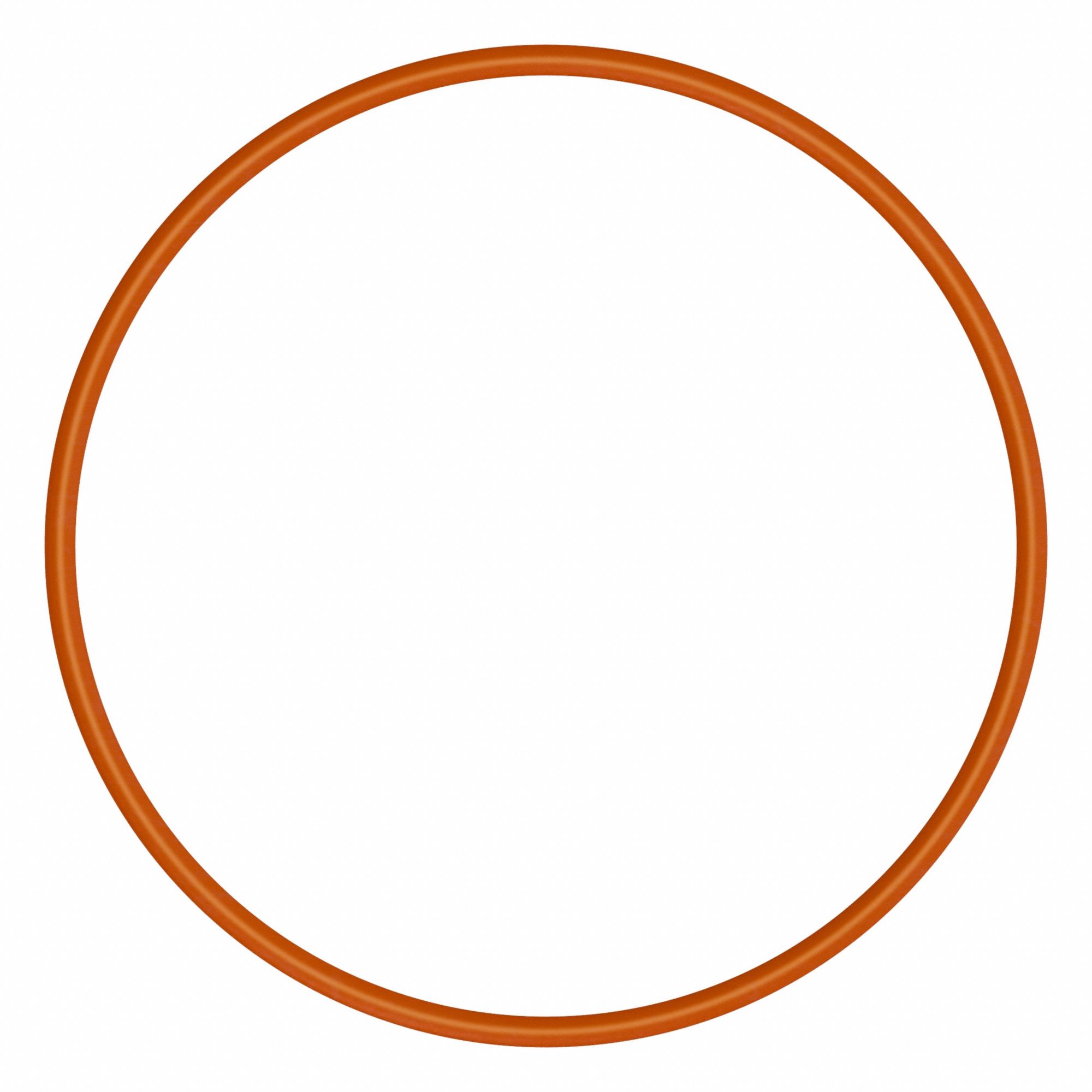 Backup O-Ring: Hytrel®, Rectangular C.S. Shape, 1/4 in C.S., 6 1/2 in Inner Diam., 5 PK