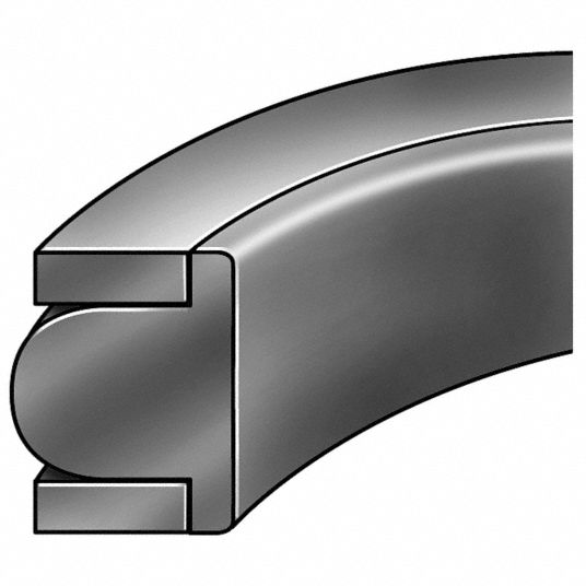GRAINGER APPROVED Piston TSeal, Seal Type TSeal, Seal Material