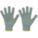 KNIT GLOVES, L (9), ANSI CUT LEVEL A4, UNCOATED, KEVLAR, 10 GA, GREY