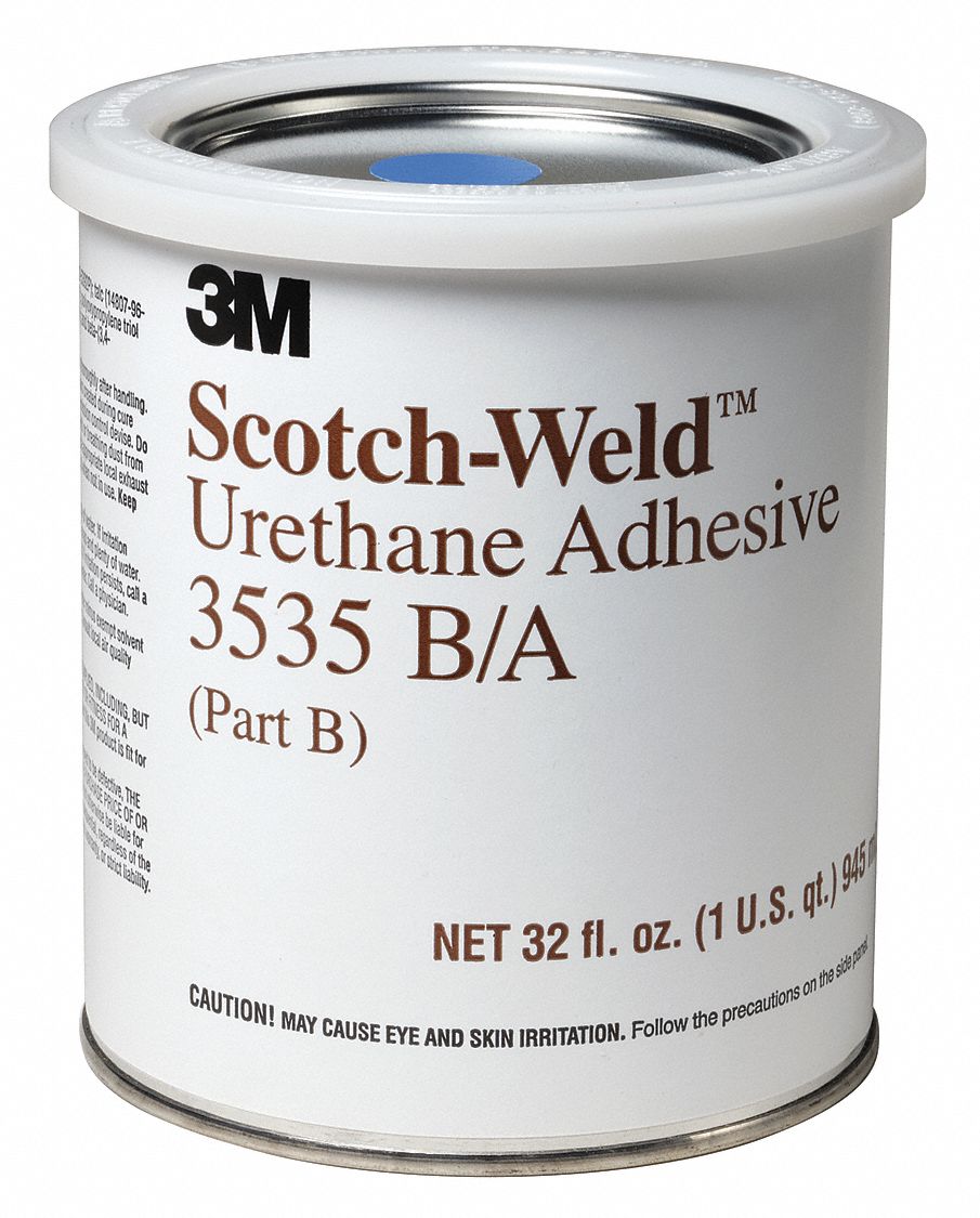 3M Series 3535, Urethane Adhesive, Can, 32.0 Oz, Off-White, 3 Min Work ...