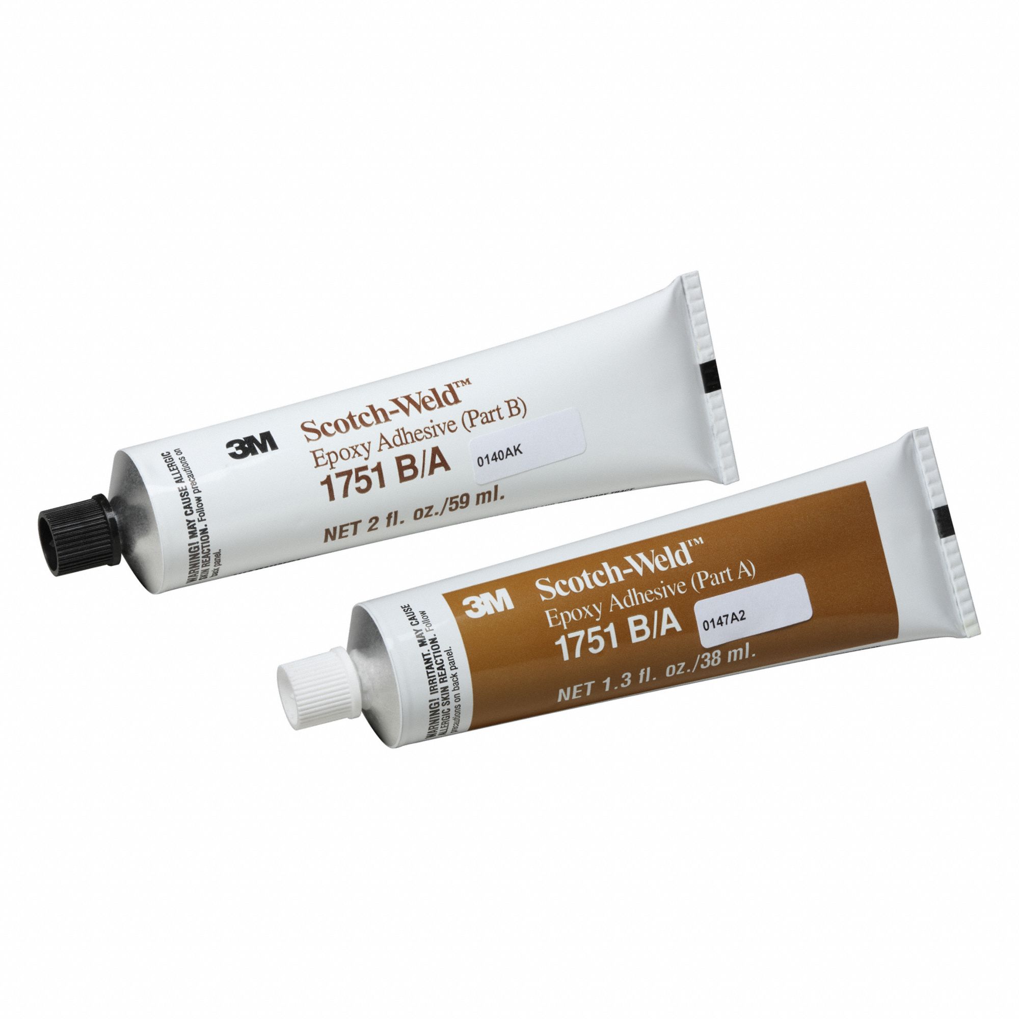 3M Epoxy Adhesive, Tube, 32 Mix Ratio, PK6 2JBV81751 Grainger