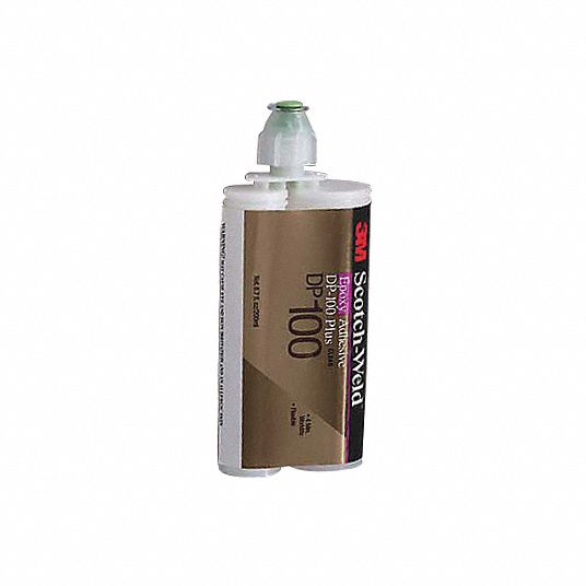 3M Series DP100, Epoxy Adhesive, DualCartridge, 6.76 oz, Clear, 5 min