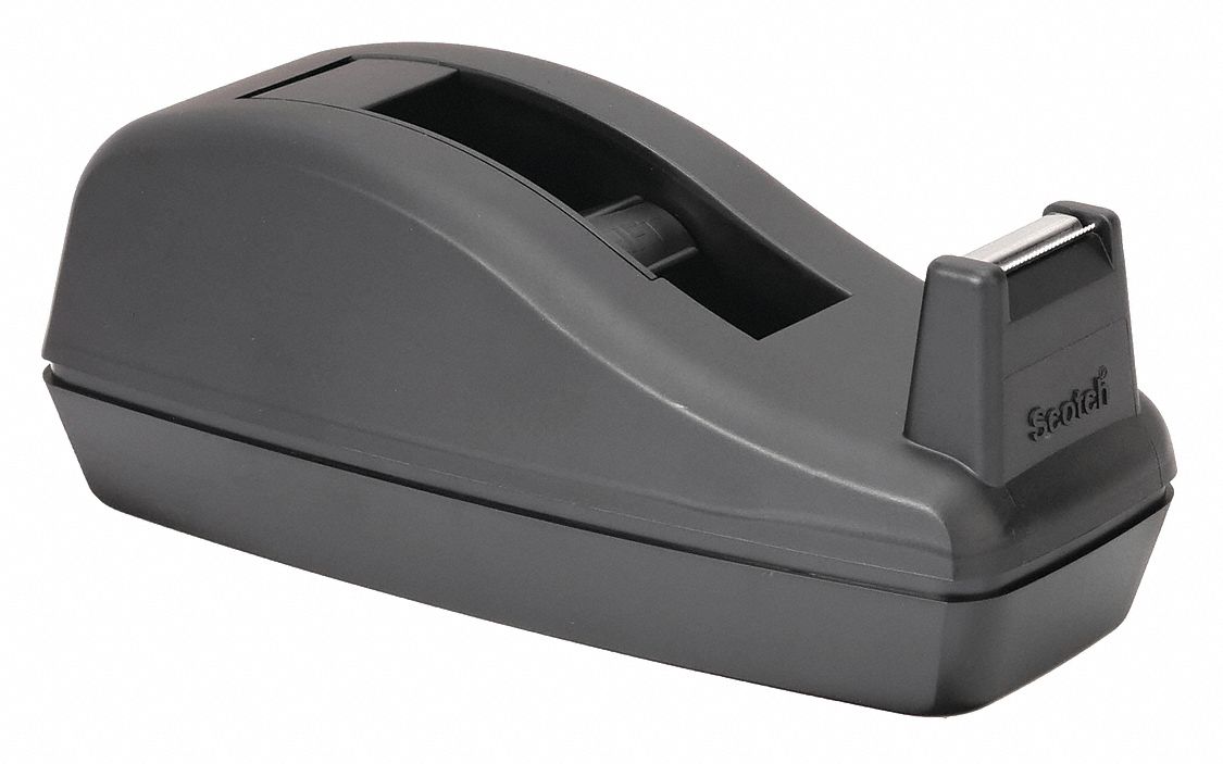 Tape Dispenser: 3/4 in Compatible Tape Wd - Max, Plastic, Manual