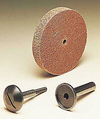 Unitized Wheel: 2 in Dia x 1/4 in W, 1/4 in Arbor Hole, Aluminum Oxide, Medium, 60 PK