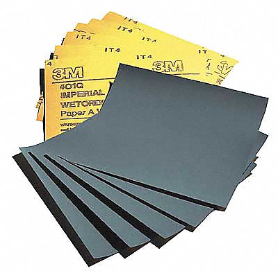 Sanding Sheet, 9 in L, 3 11/16 in W, PK2000