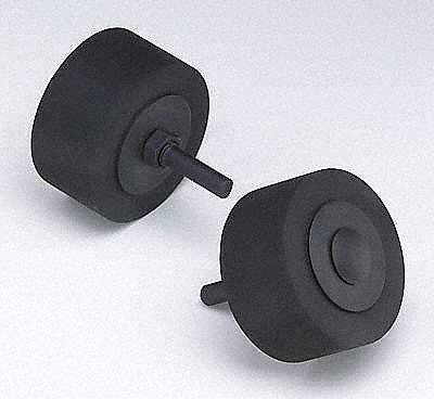 Expanding Drum: 2 in Dia x 1 in W, 1/4 in Straight-Shank