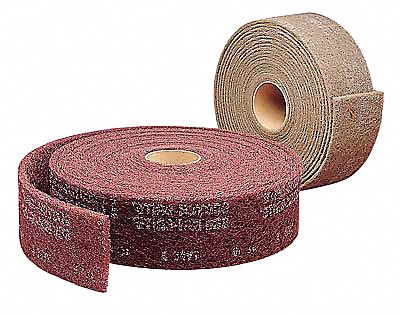 Surface Conditioning Roll: 4 in W x 30 ft L, Talc, Ultra Fine, White, SP-RL, 3 PK