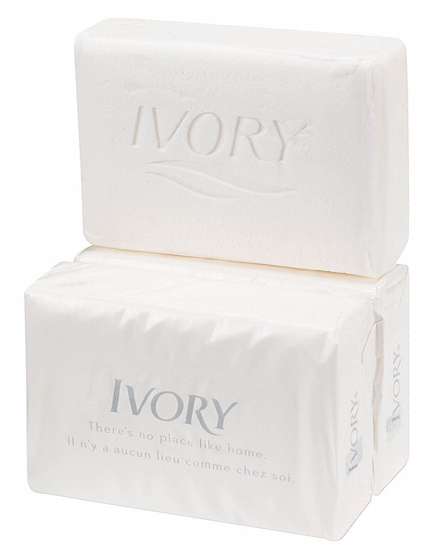 IVORY, 3.1 oz Size, Bar, Body Soap 2JFX612364 Grainger