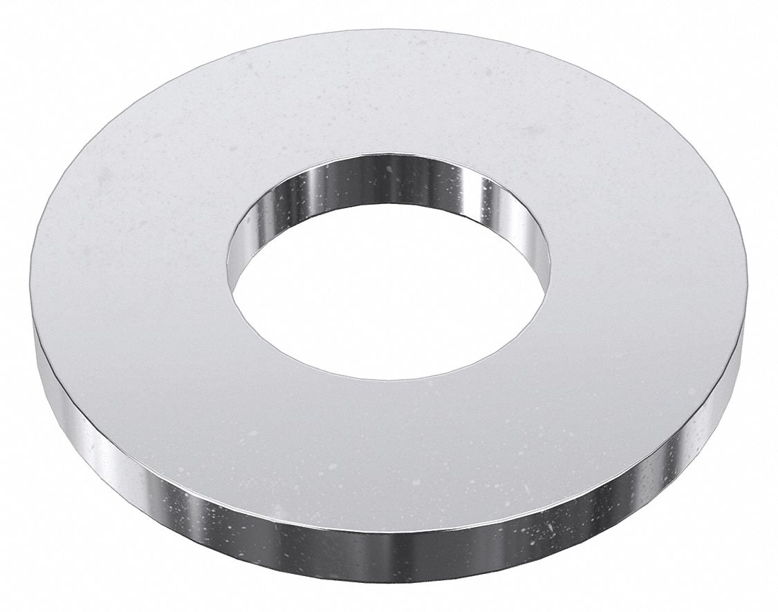 FltWsh, Chrm, Stl, 1/4 in, 5/8x0.0625in, 50PK