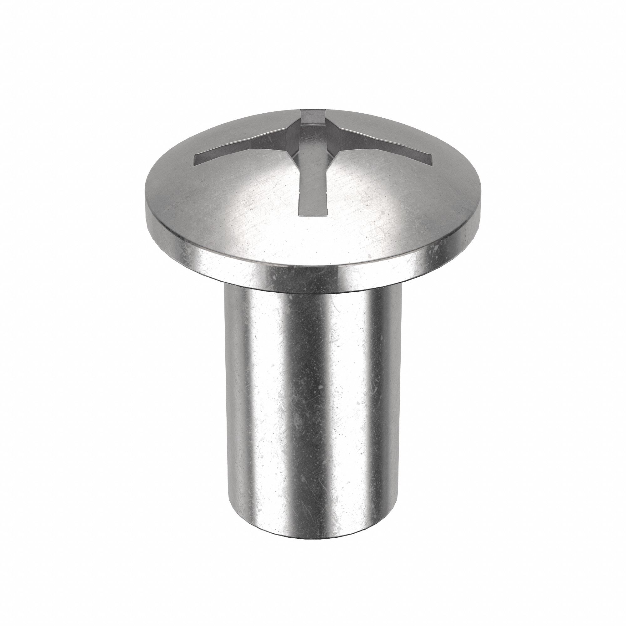 Female Binding Barrel: #8-32 Thread Size, Truss Brl Hd, Combo Slotted/Phillips, 3/8 in Brl Lg, 5 PK