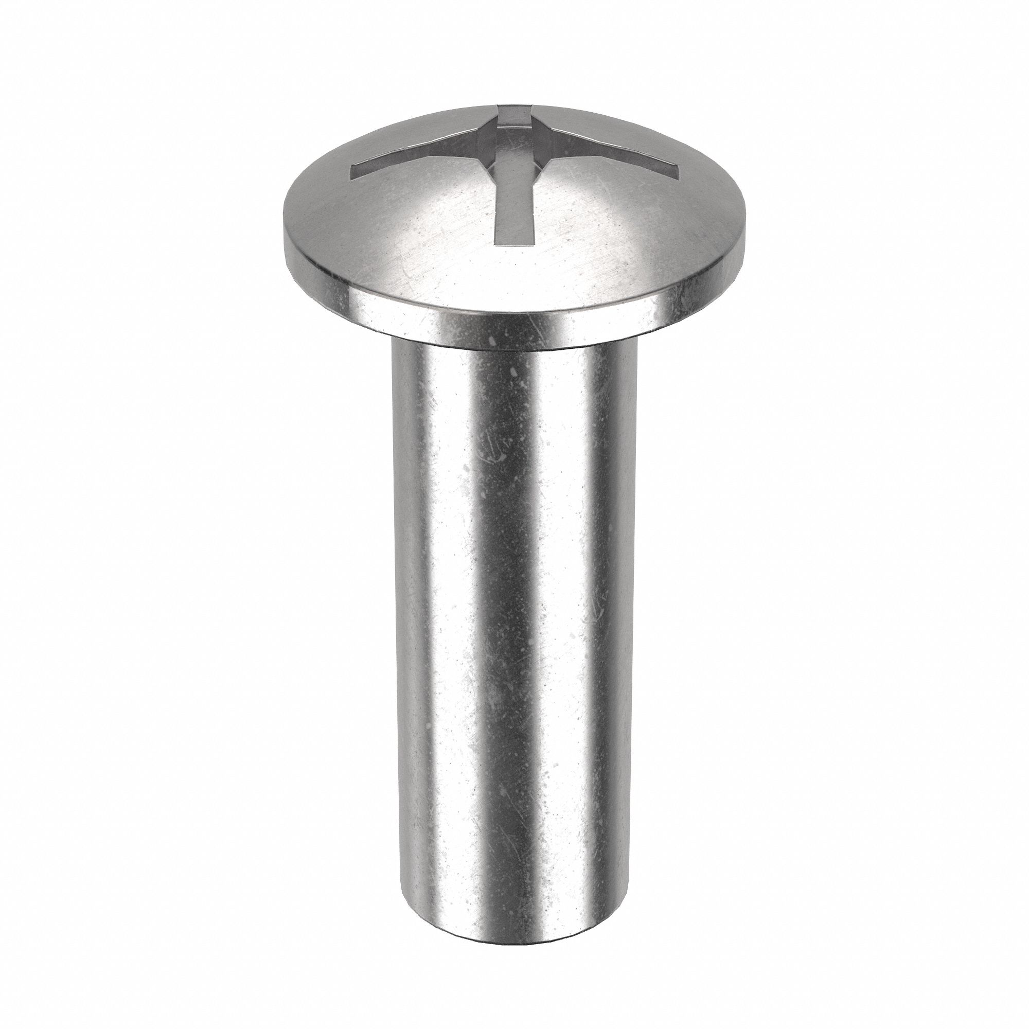 Female Binding Barrel: #8-32 Thread Size, Truss Brl Hd, Combo Slotted/Phillips, 5/8 in Brl Lg, 5 PK