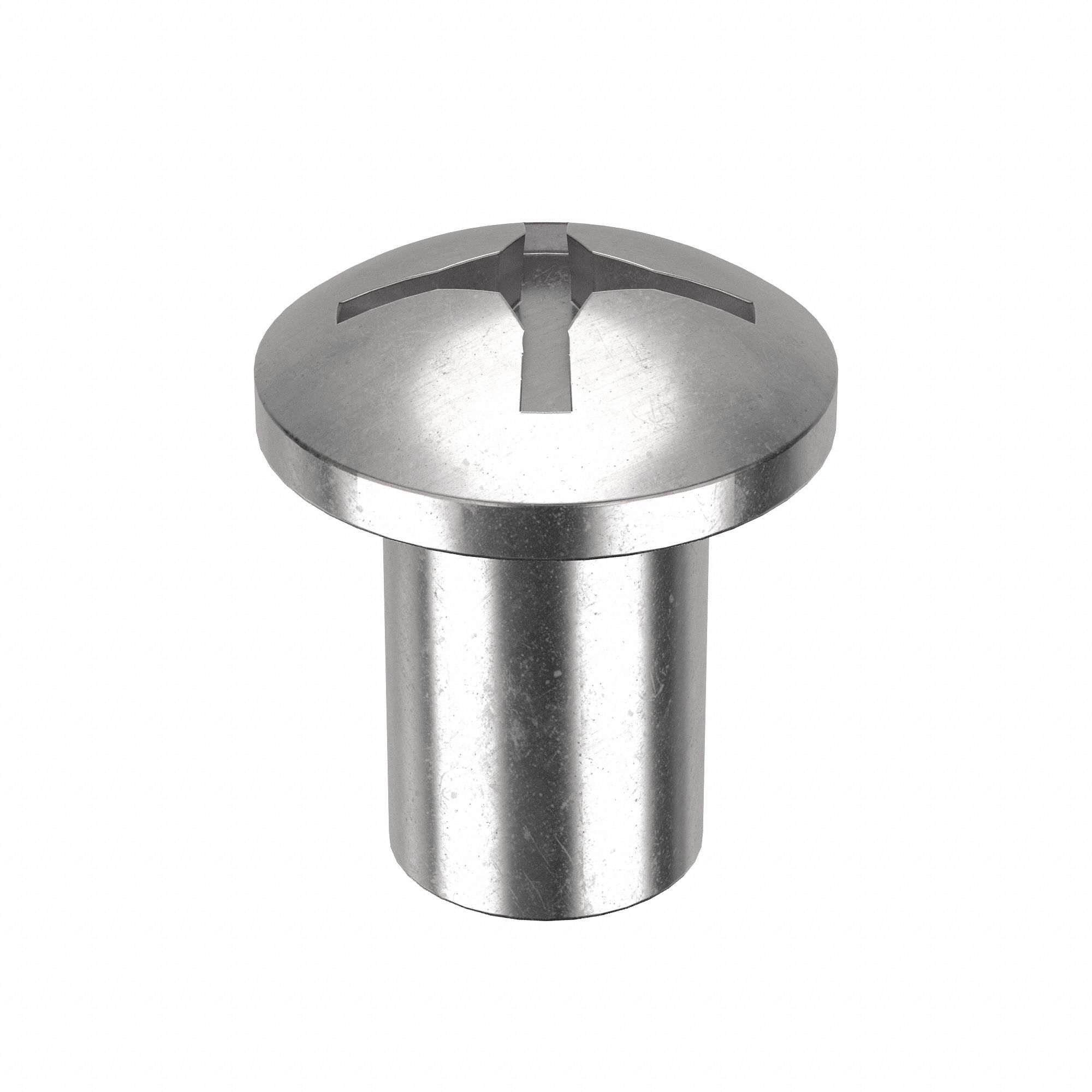 Female Binding Barrel: #10-24 Thread Size, Truss Brl Hd, Combo Slotted/Phillips, 3/8 in Brl Lg, 5 PK