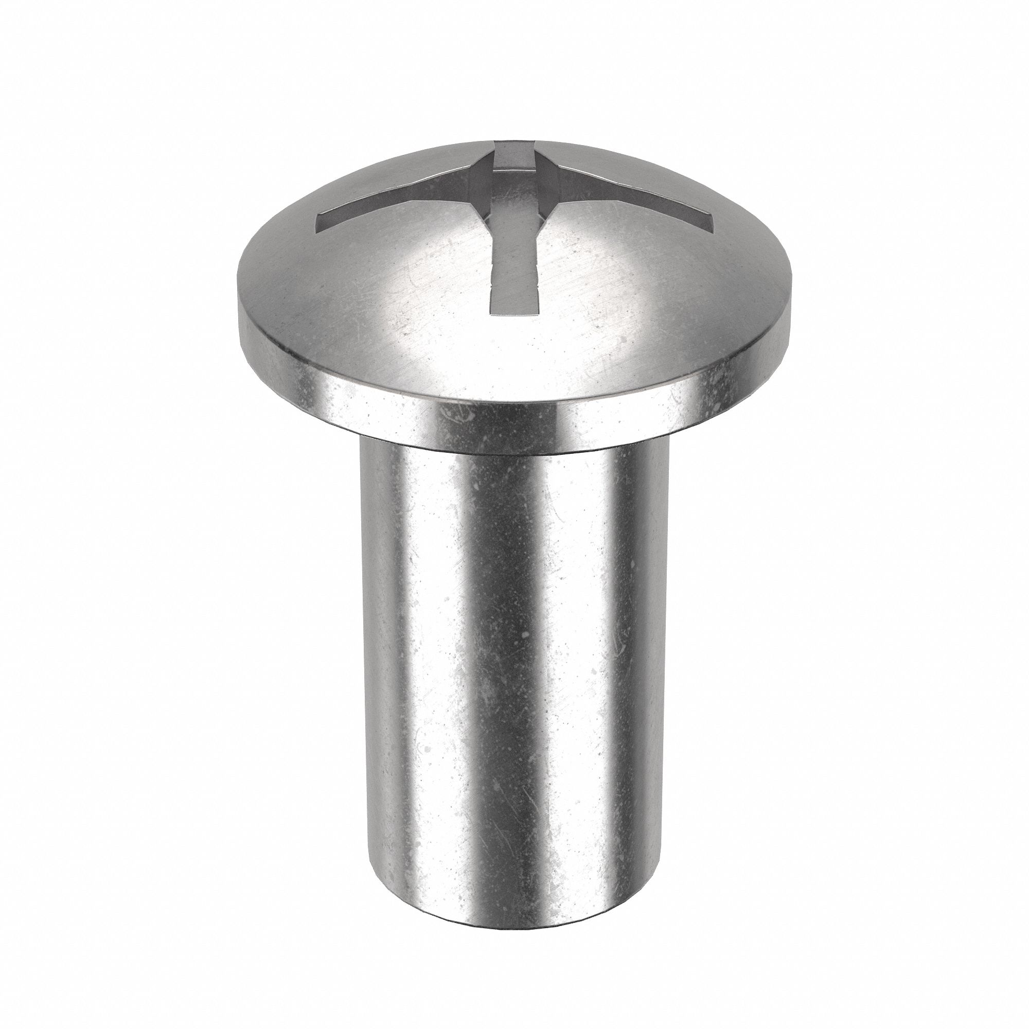 Female Binding Barrel: #10-24 Thread Size, Truss Brl Hd, Combo Slotted/Phillips, 1/2 in Brl Lg, 5 PK