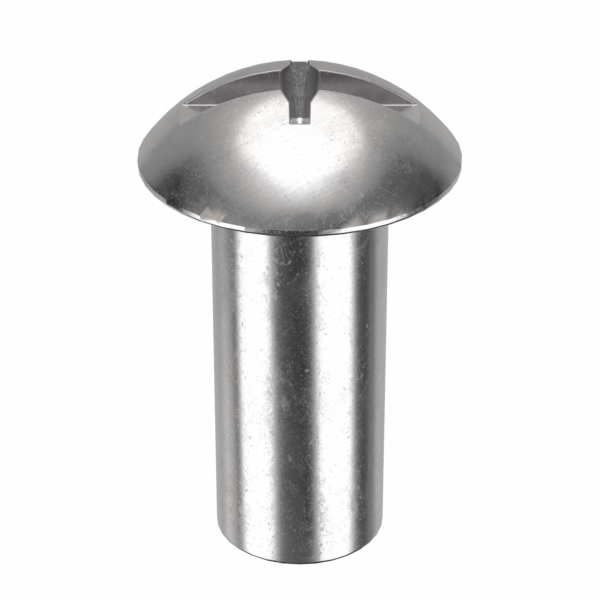 Female Binding Barrel: 1/4"-20 Thread Size, Truss Brl Hd, Combo Slotted/Phillips, Plain, 5 PK