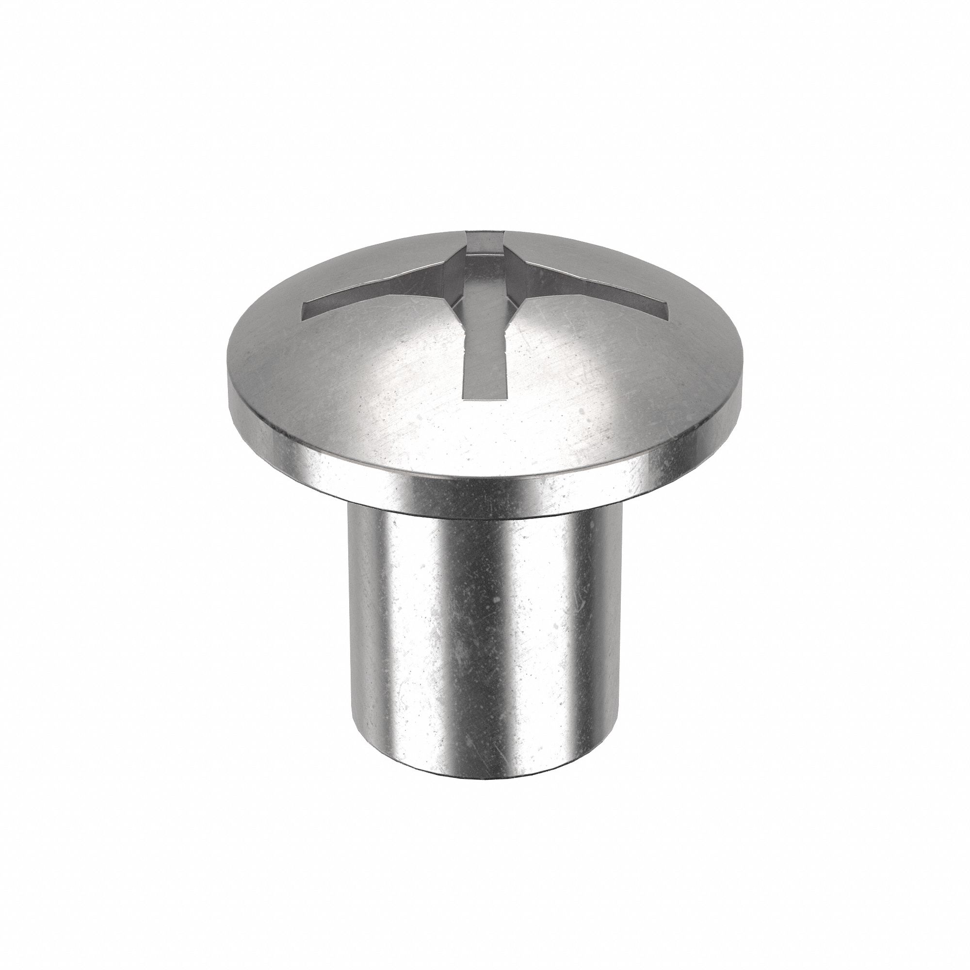 Female Binding Barrel: 5/16"-18 Thread Size, Truss Brl Hd, Combo Slotted/Phillips, Plain, 5 PK