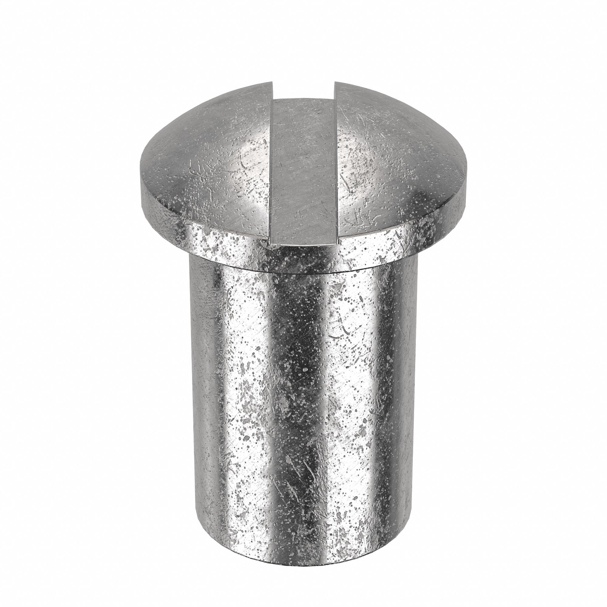 Female Binding Barrel: #10-32 Thread Size, Truss Brl Hd, Slotted, 1/2 in Brl Lg, Plain, 5 PK