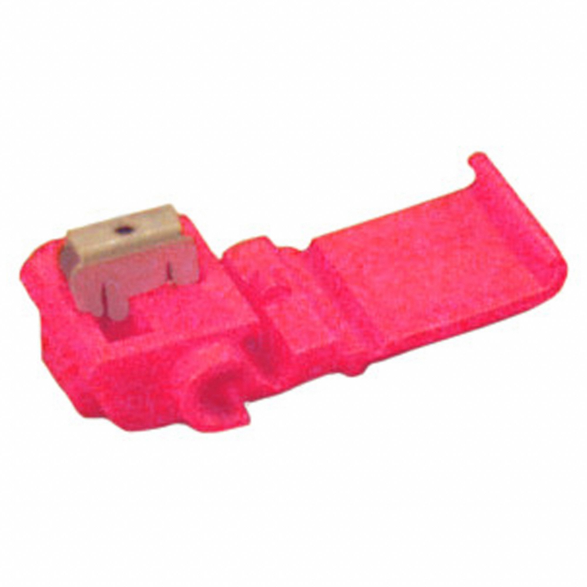 Insulation Displacement Connector: 2 Ports, Red, 19 AWG – 16 AWG Run Size Range, 600 V