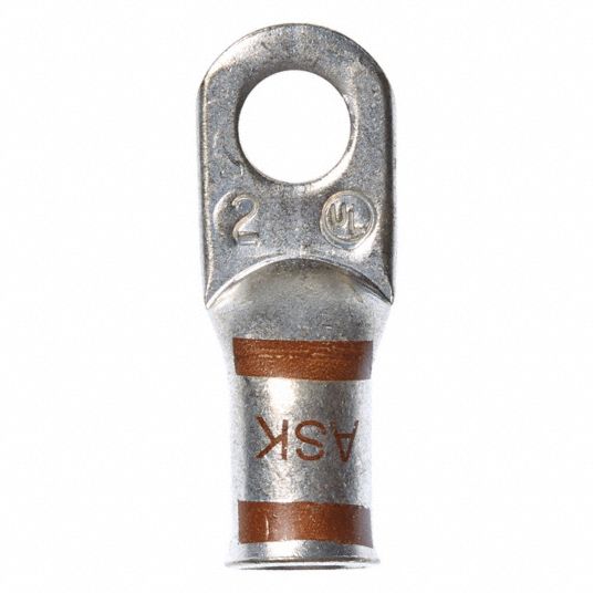 3M ShortBarrel Splice 2 AWG Wire Gauge, Brown, Thomas and Betts13454