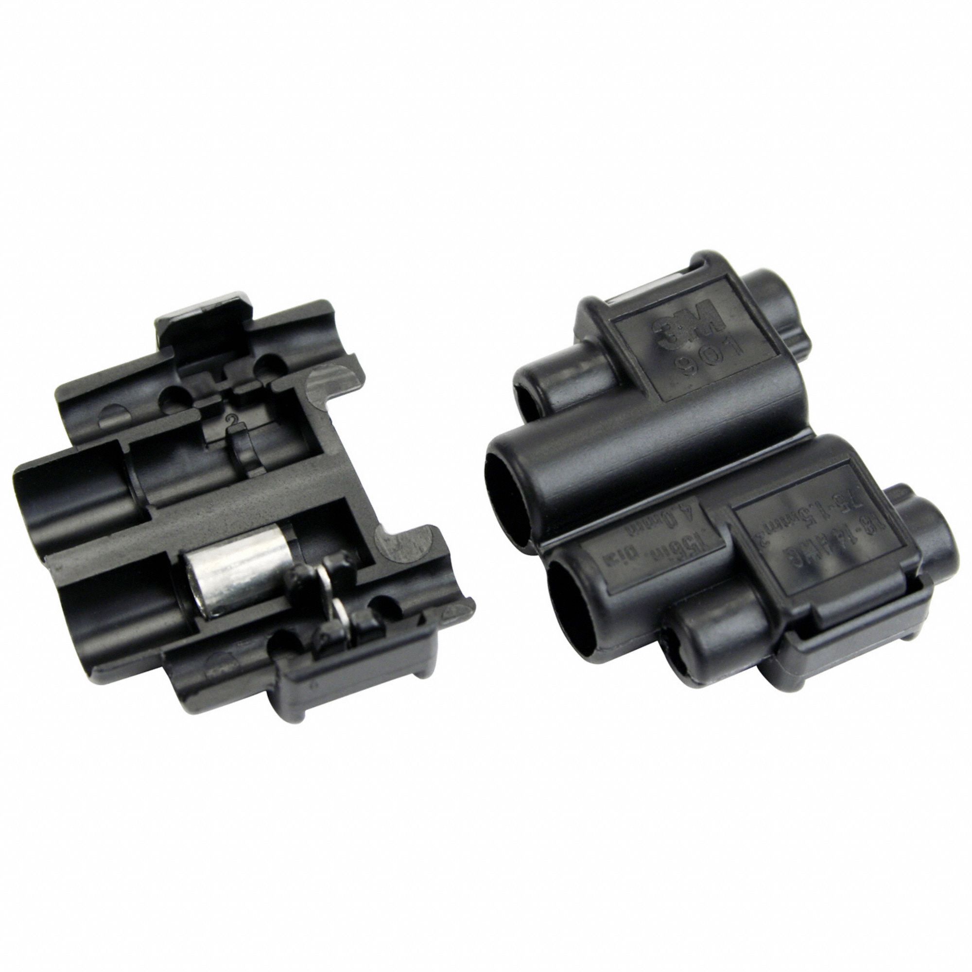 Insulation Displacement Connector: Black, Single U-Element, 1 Ports, 5, 000 PK