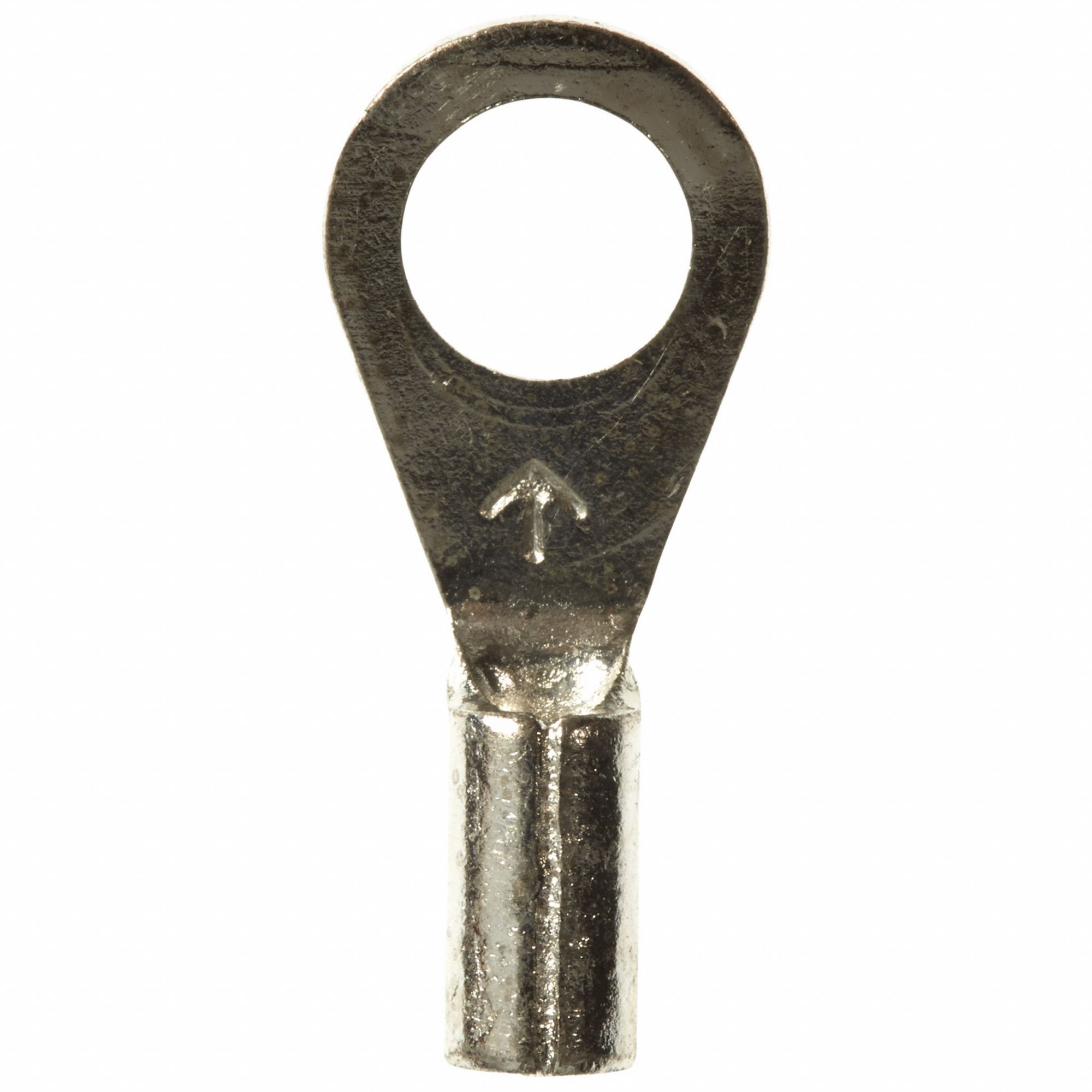 Ring Terminal: Bare, #10 Stud Size, 22 AWG to 18 AWG Wire Sizes, 1, 000 V