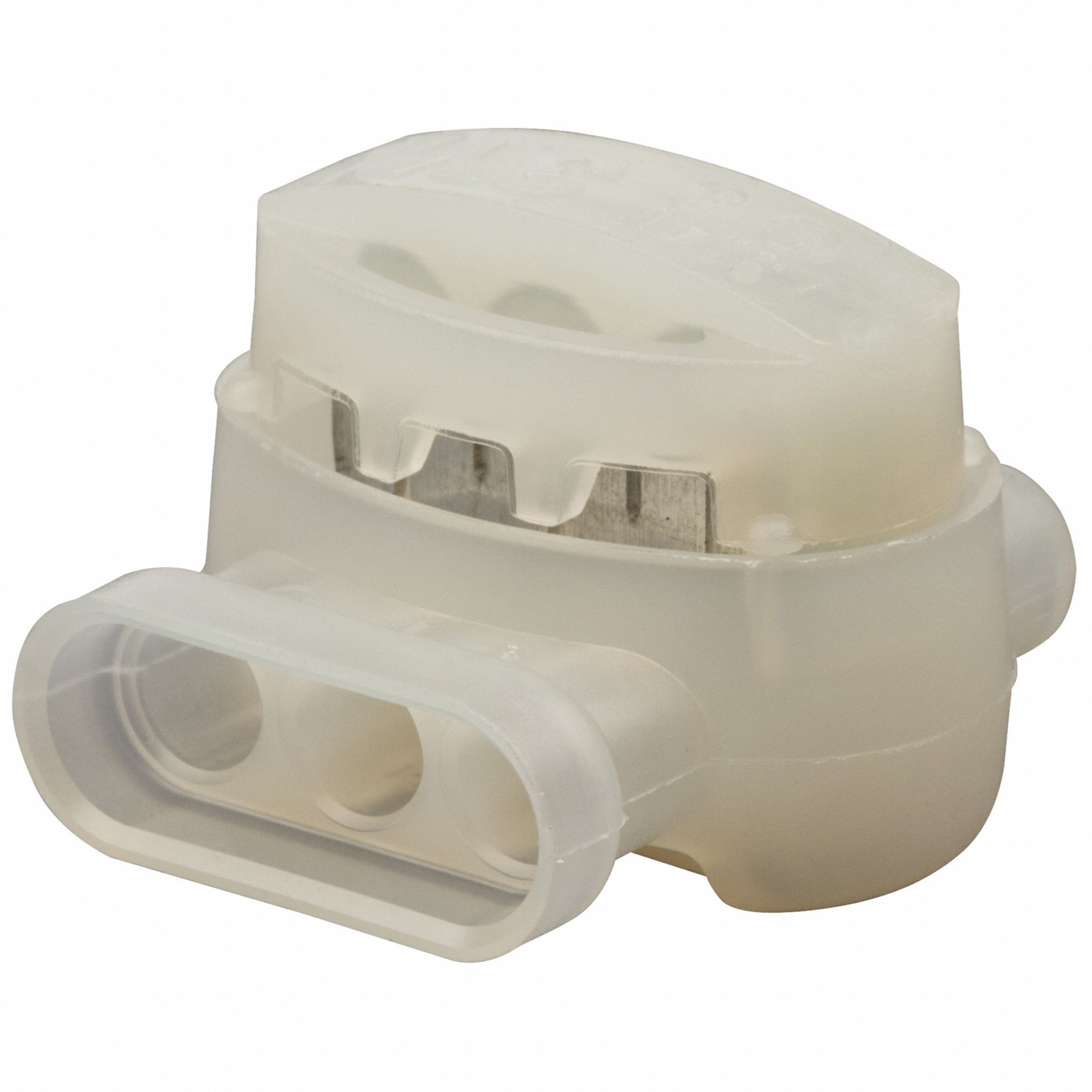 INSULATION DISPLACEMENT CONNECTOR, WHITE, SINGLE U-ELEMENT, 3 PORTS, 500 PK