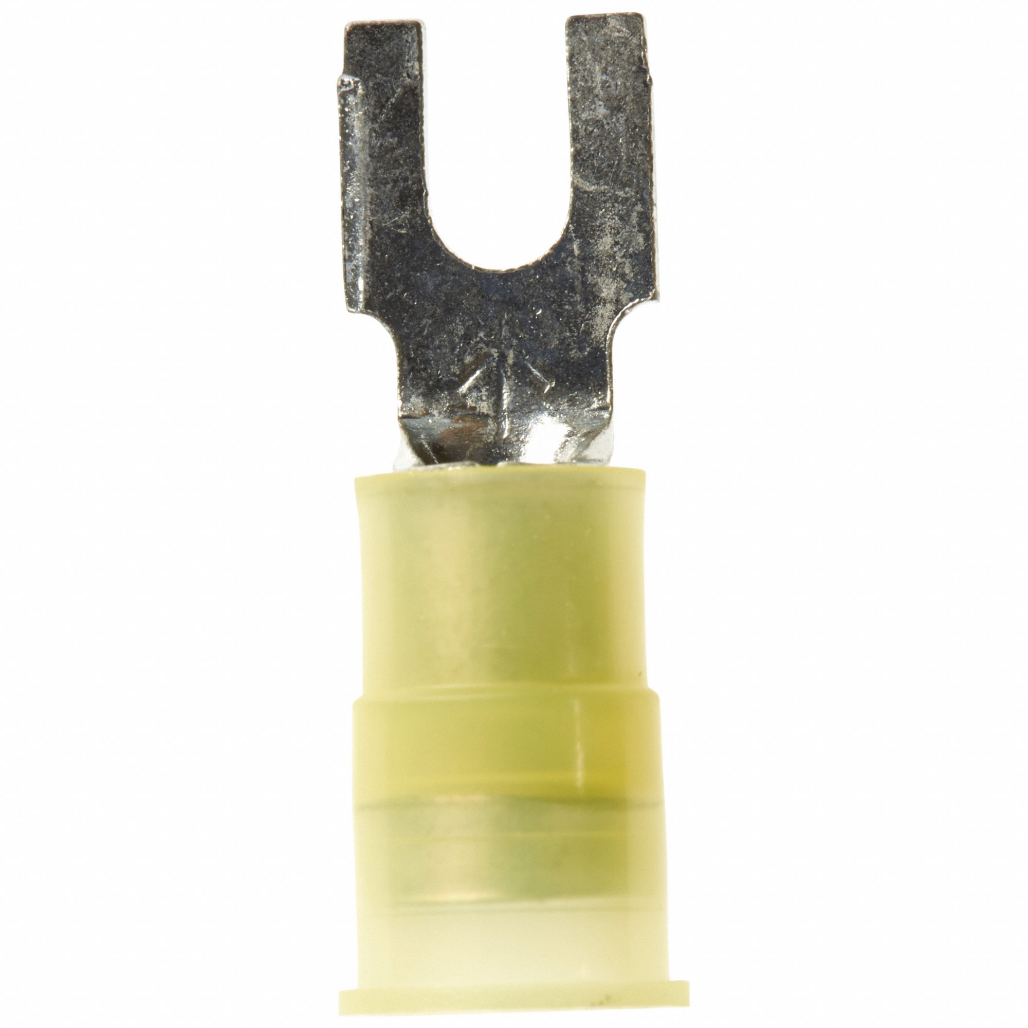 3M, Yellow, Nylon, Fork Terminal 2JLP4MNG106FBK Grainger