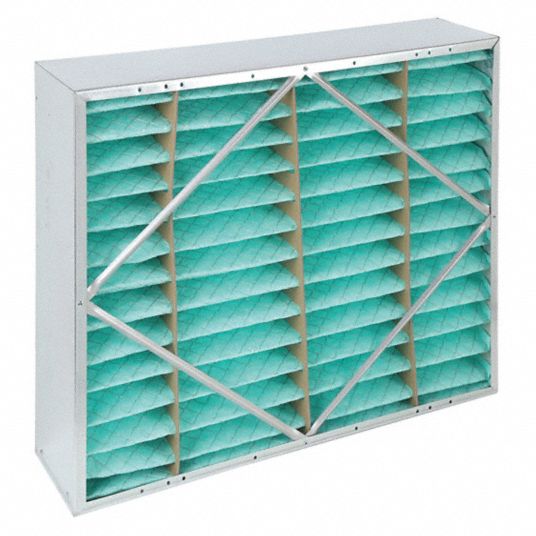 20x24x6 Nominal Filter Size, Synthetic, Rigid Cell Air Filter 2JUF7
