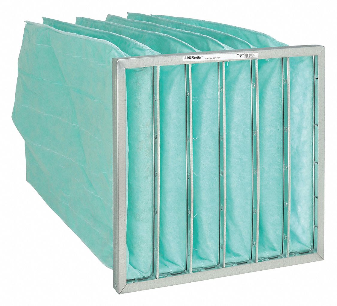 24x24x22 Nominal Filter Size, Orange, Pocket Air Filter 5M4165M416 Grainger