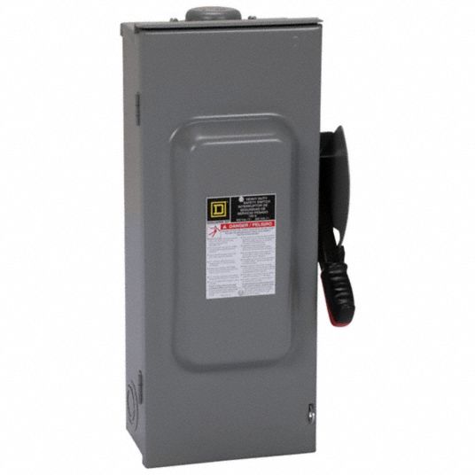 SQUARE D, Non-Fusible, 100 A, Safety Switch - 2JWR1|HU363NRB