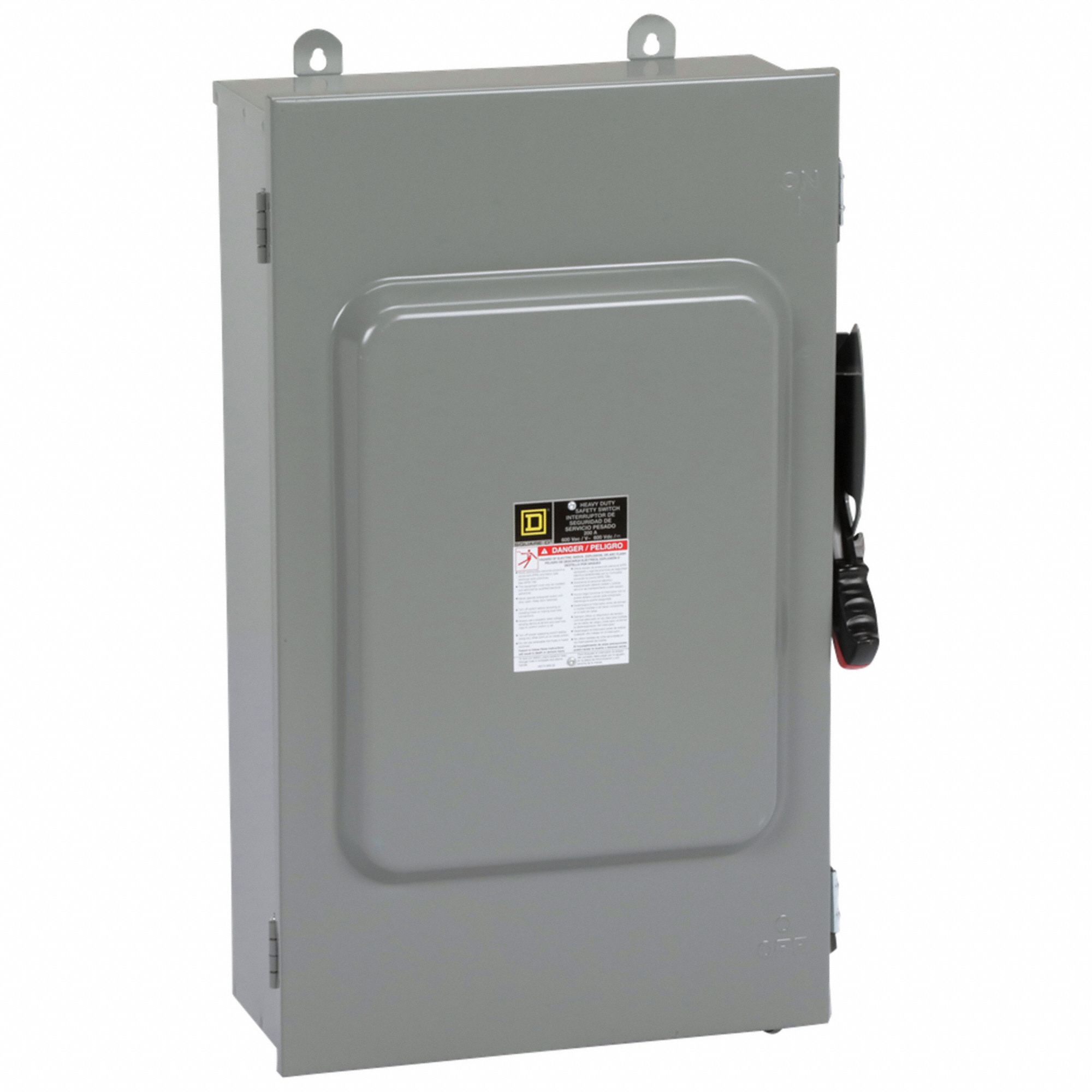 SQUARE D, Non-Fusible, 200 A, Safety Switch - 2JXA3|HU364AWKEI - Grainger