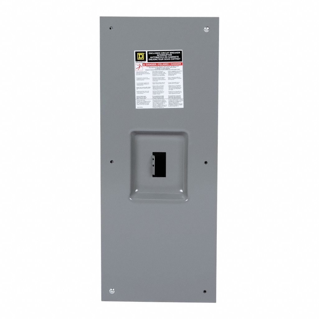 Circuit Breaker Enclosure: 3 Spaces, 225 A Amps, Flush Mounting, Indoor