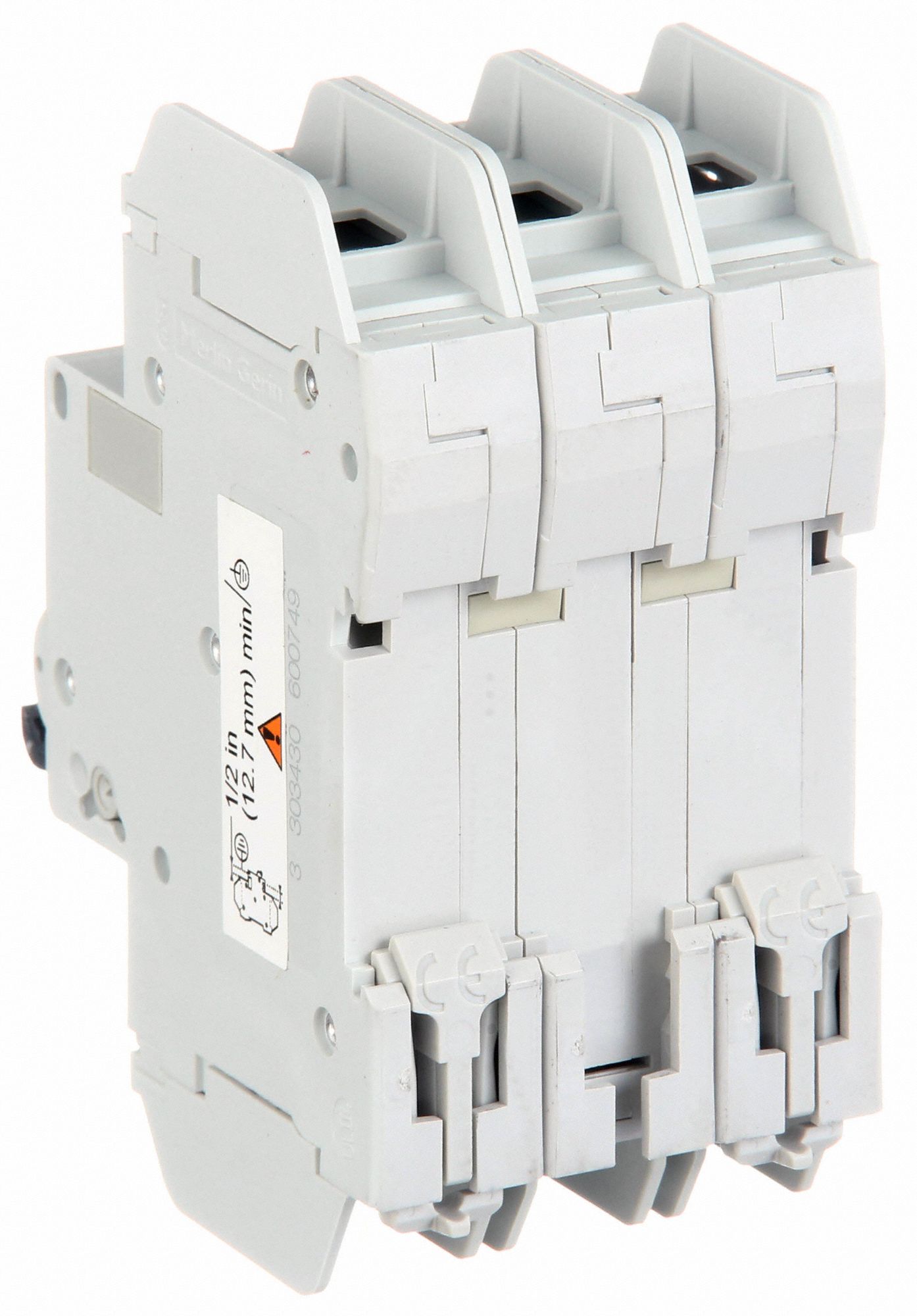 SCHNEIDER ELECTRIC IEC Miniature Circuit Breaker, Amps 6 A, Curve Type C, AC Voltage Rating 120