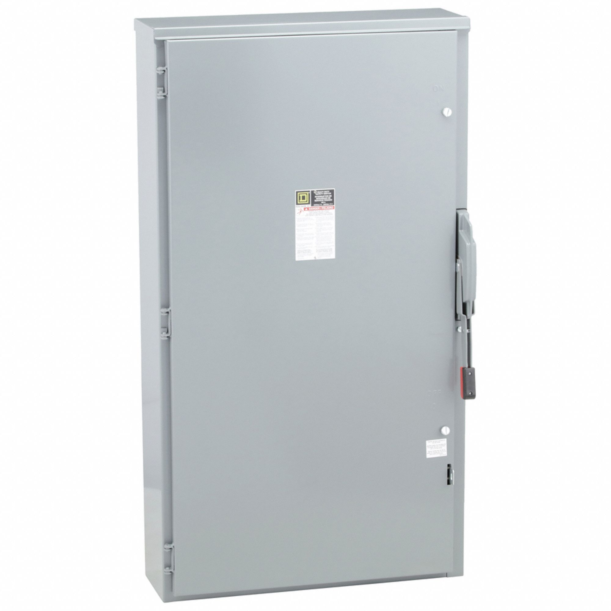 Safety Switch: Fusible, 400 A, Single Phase, 240V AC, Galvanized Steel, Indoor/Outdoor