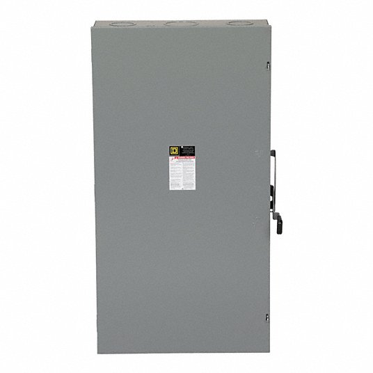 D225N Square D Fusible Disconnect Switch Panel