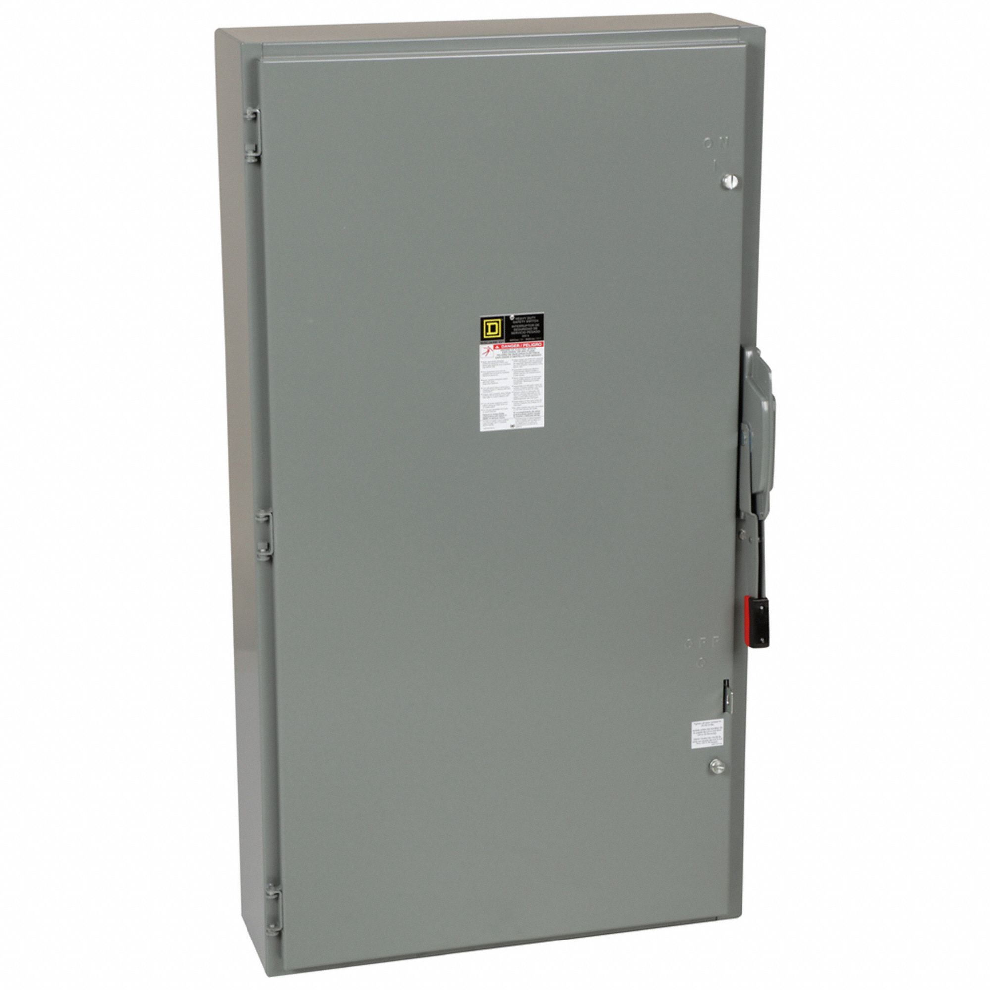 Safety Switch: Non-Fusible, 600 A, Three Phase, 600V AC, Galvanized Steel, Indoor