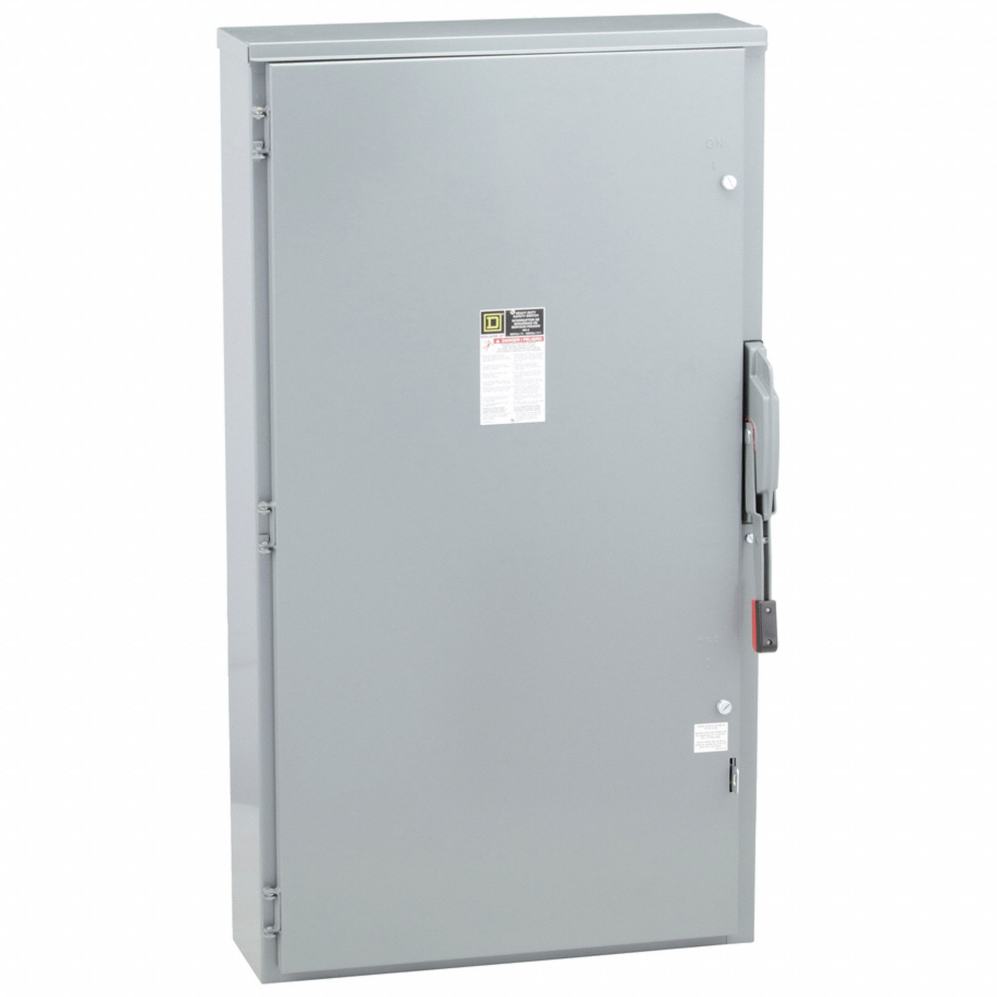 Safety Switch: Fusible, 600 A, Three Phase, 240V AC, Galvanized Steel, Indoor/Outdoor