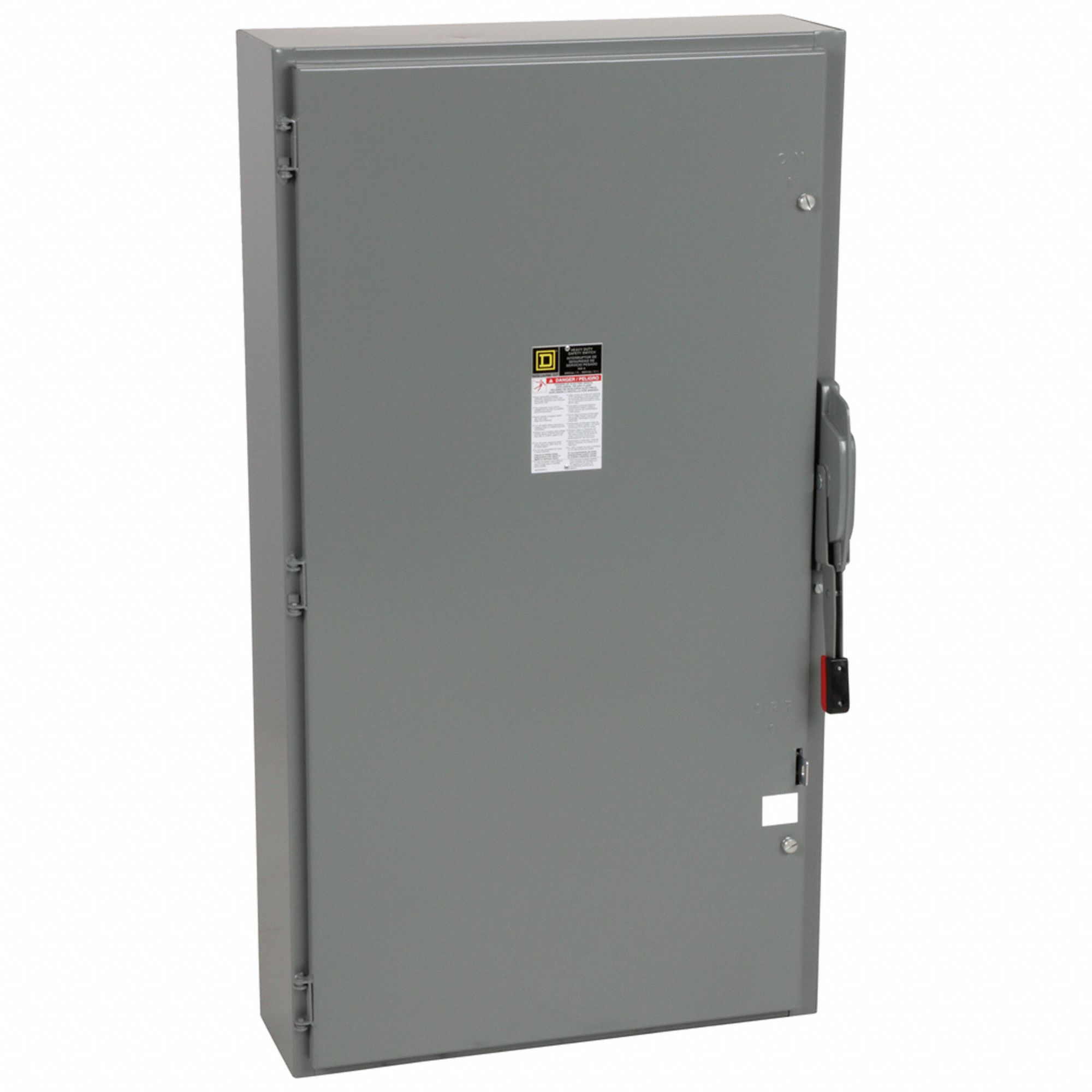 Safety Switch: Fusible, 600 A, Three Phase, 600V AC, Galvanized Steel, Indoor