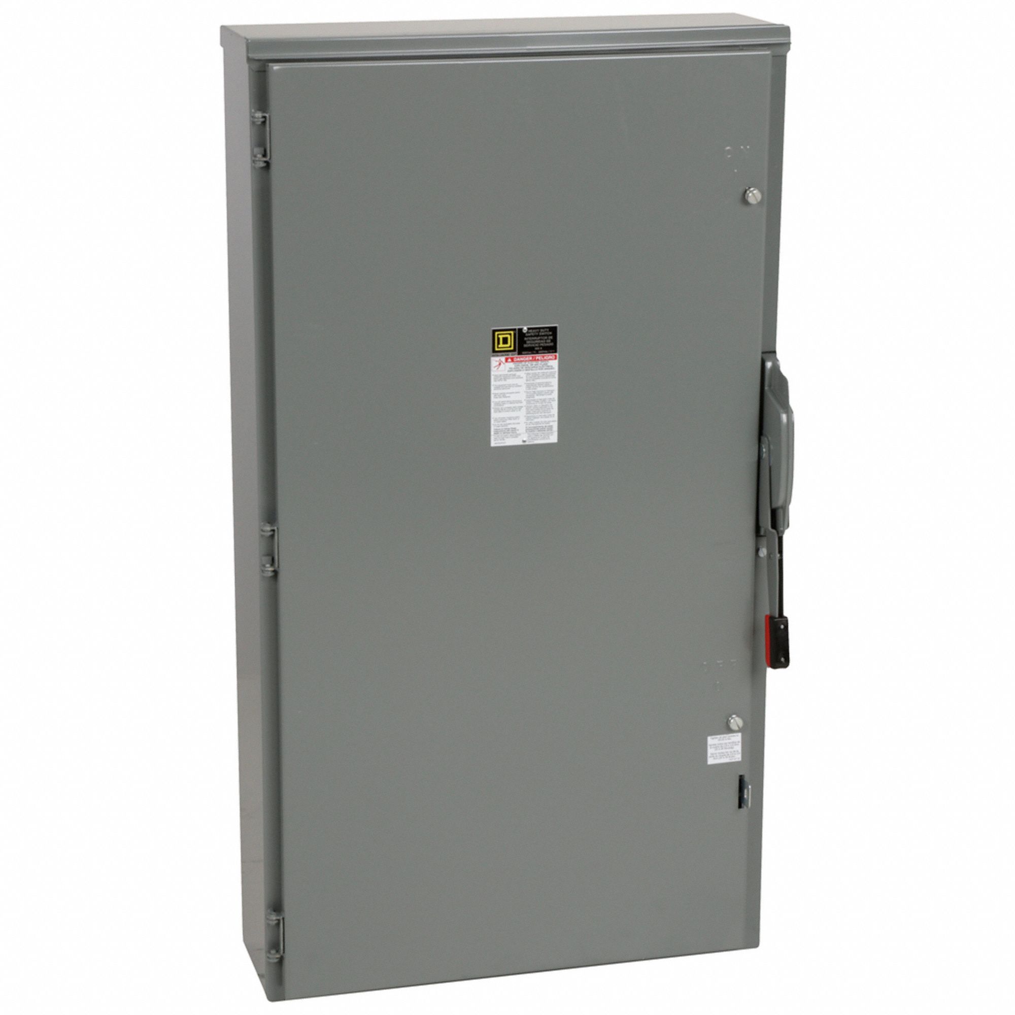 Safety Switch: Fusible, 600 A, Three Phase, 600V AC, Galvanized Steel, Indoor/Outdoor