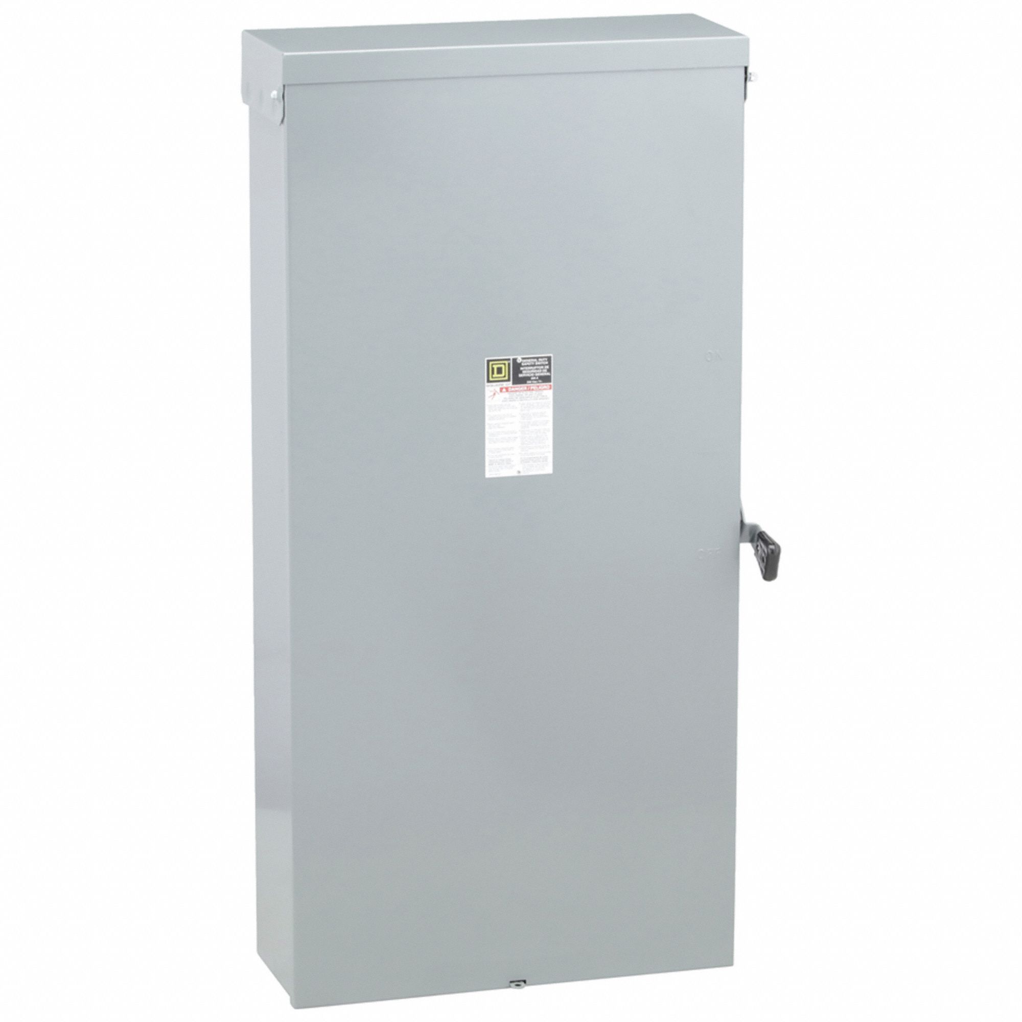 Safety Switch: Fusible, 600 A, Three Phase, 240V AC, Galvanized Steel, Indoor/Outdoor