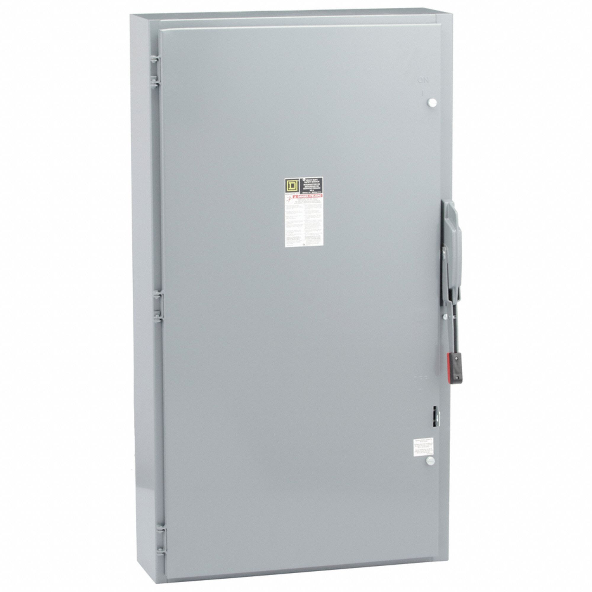 Safety Switch: Fusible, 600 A, Single Phase, 240V AC, Galvanized Steel, Indoor
