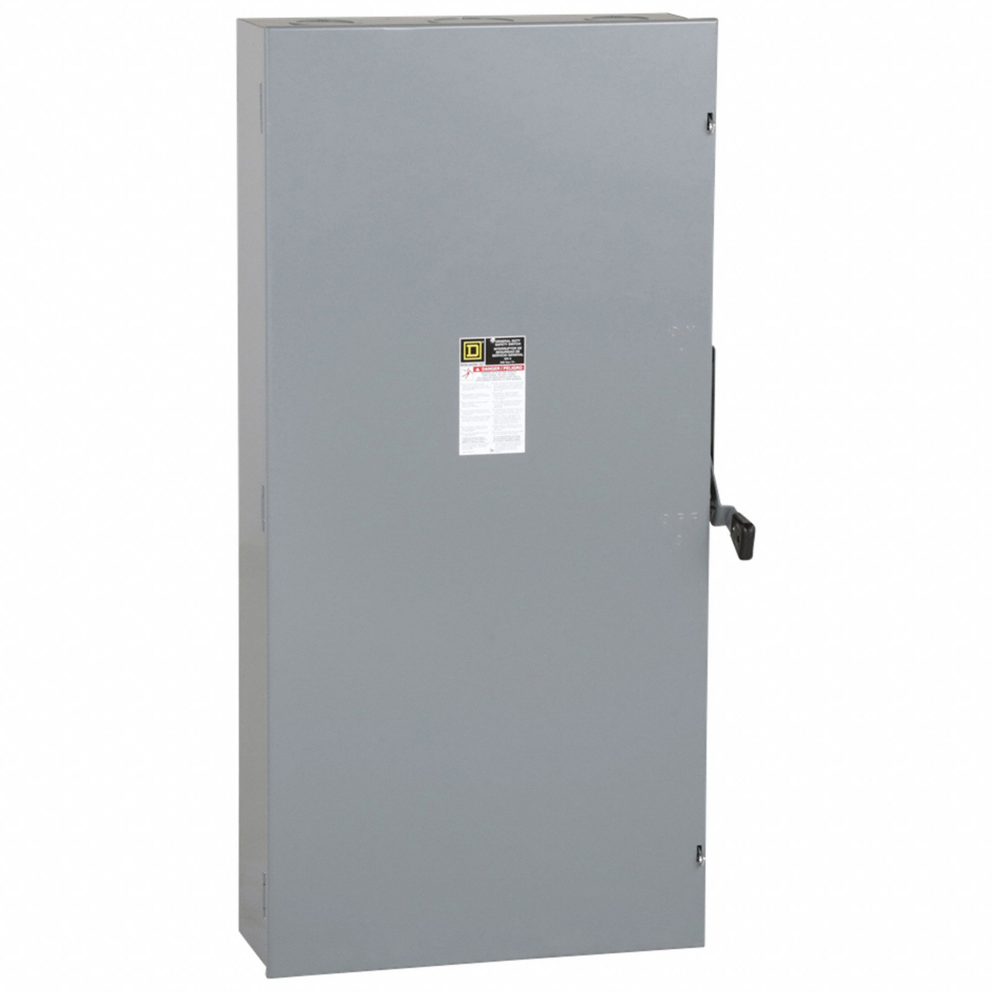 Safety Switch: Fusible, 600 A, Single Phase, 240V AC, Galvanized Steel, Indoor