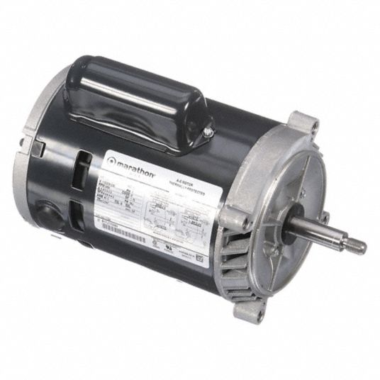 MARATHON MOTORS, Open Dripproof, Face Mounting, Jet Pump Motor